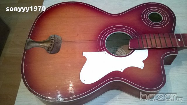 *АНТИК-Kremona-ретро китара 100/40/10см, снимка 9 - Китари - 14724850