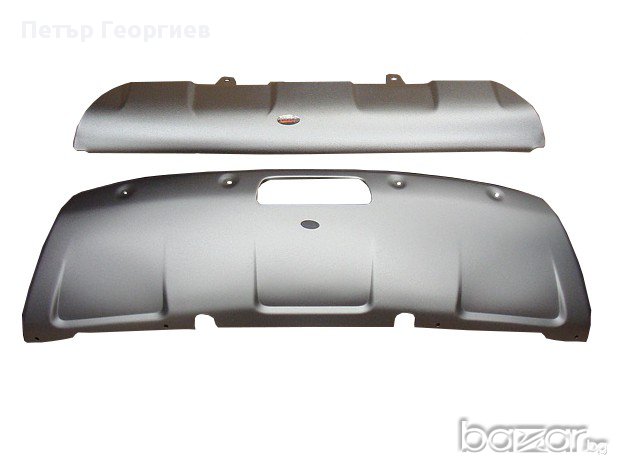  Преден и заден протектор за Nissan Qashqai (2008+)