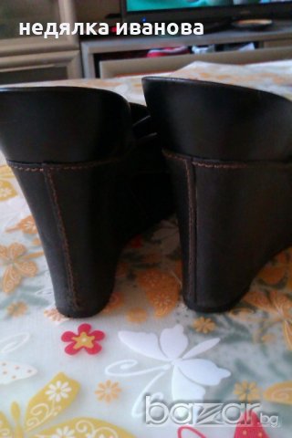 NINE WEST-маркови платформи естествена кожа, снимка 3 - Сандали - 19267061