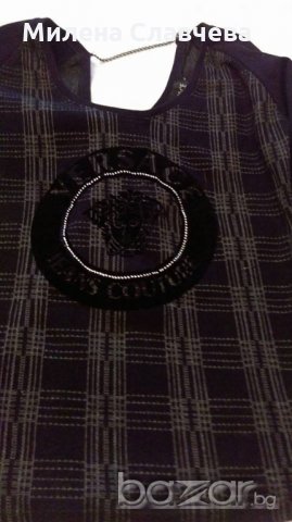УНИКАЛНА  блуза VERSACE, снимка 6 - Блузи с дълъг ръкав и пуловери - 20936969