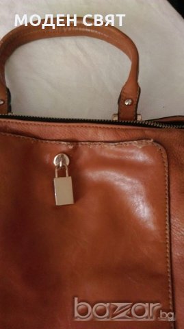 Дамска чанта от естествена кожа, снимка 3 - Чанти - 21415768