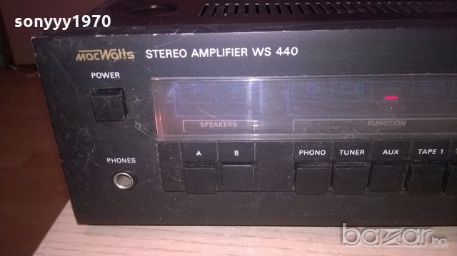 macwatts ws-440 stereo amplifier-внос швеицария, снимка 4 - Ресийвъри, усилватели, смесителни пултове - 19865068