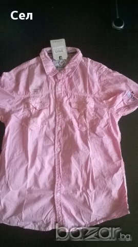 Нова розова спортно-елегантна риза С , снимка 3 - Ризи - 10715796