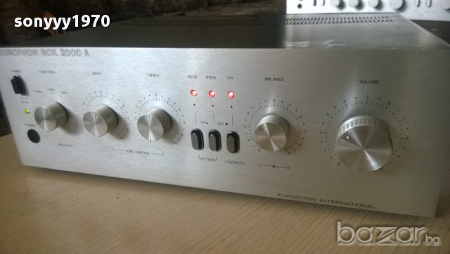 europhon rck 2000a stereo amplifier-нов внос швеицария, снимка 18 - Ресийвъри, усилватели, смесителни пултове - 8577640