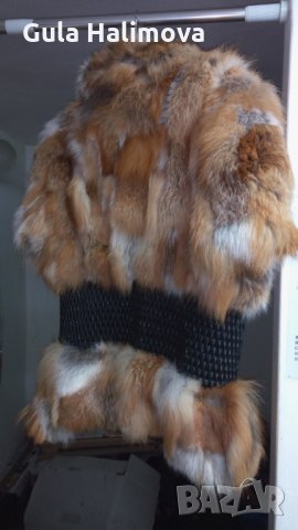 Дамски елек лисица, снимка 3 - Елеци - 24390129