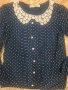 Нежна дамска блуза с дантела, снимка 1 - Блузи с дълъг ръкав и пуловери - 23669042