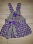 Детски сукман за момиче лилаво и сребристо марка Minimax, снимка 1 - Бебешки гащеризони - 23808178