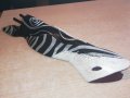 дървена маска-зебра-50х15х8см-внос швеицария