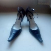 №38,5 NAVYBOOT естествена кожа, снимка 2 - Дамски обувки на ток - 19177408