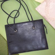 Vintage JEAN MICHEL leather дамска оригинална чанта естествена кожа, снимка 4 - Чанти - 11739636
