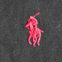 Ralph Lauren дамска черна риза 100% памук къс ръкав, снимка 3 - Ризи - 21725928