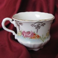 Имперска Русия Порцеланова Чаша за чай маркирана, снимка 2 - Антикварни и старинни предмети - 25903452