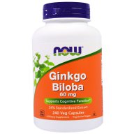 NOW Ginkgo Biloba 60 мг
