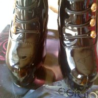 черни лачени обувки , снимка 5 - Дамски ежедневни обувки - 11528811