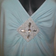 Блуза с перли "Н&М"® / голям размер , снимка 3 - Корсети, бюстиета, топове - 14683461