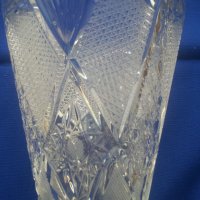 Кристална ваза с форма на пясъчен часовник , снимка 7 - Вази - 25562908