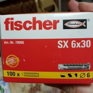 Дюбел FISCHER SX 6 x 30 , снимка 7 - Строителни материали - 17185281