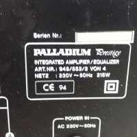 paladium prestige-amplifier/equalizer-внос швеицария, снимка 14 - Ресийвъри, усилватели, смесителни пултове - 19806587