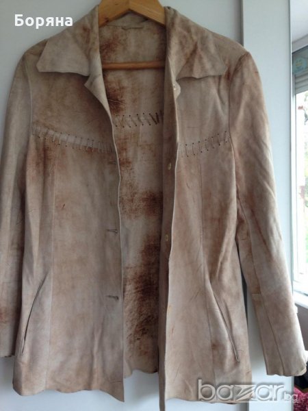 Продавам сако с пола, естествена кожа , снимка 1