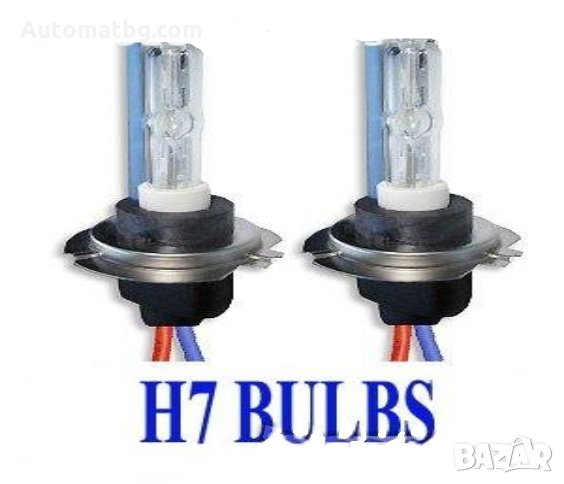 Крушки ксенон HID H7 12V AC 55W, снимка 1