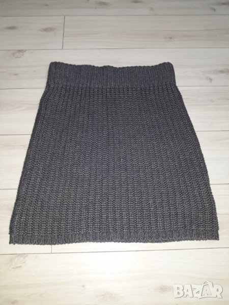 Къса сива плетена пола марка Terranova, снимка 1