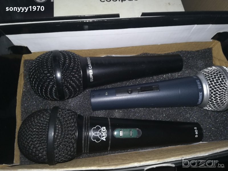 shure akg behringer-маркови микрофони-внос швеицария, снимка 1