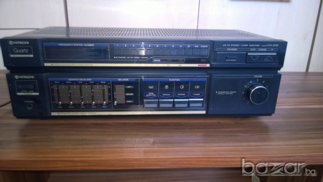 hitachi hta-d30-stereo receiver-нов внос от франция, снимка 4 - Ресийвъри, усилватели, смесителни пултове - 7381317