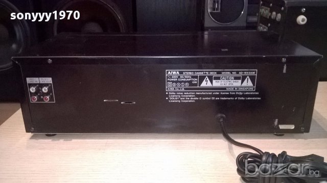 Aiwa ad-wx333e stereo deck-внос швеицария, снимка 8 - Ресийвъри, усилватели, смесителни пултове - 14954697