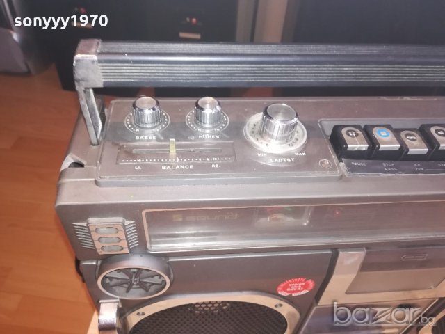 sound-голям и мощен с индикатори касетофон-внос швеицария, снимка 14 - Ресийвъри, усилватели, смесителни пултове - 20962628