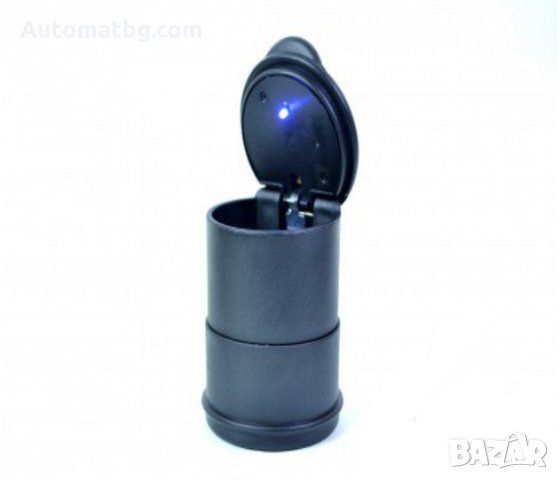 Пепелник за кола с LED осветление, снимка 2 - Аксесоари и консумативи - 23992132