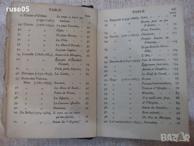 Книга"Les cent meilleurs poemes de la langue français"160стр, снимка 5 - Художествена литература - 25059070