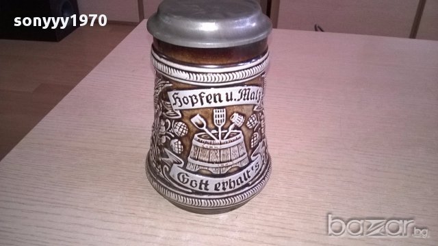 Ретро халба-17х14х11см-внос швеицария, снимка 4 - Антикварни и старинни предмети - 17559291