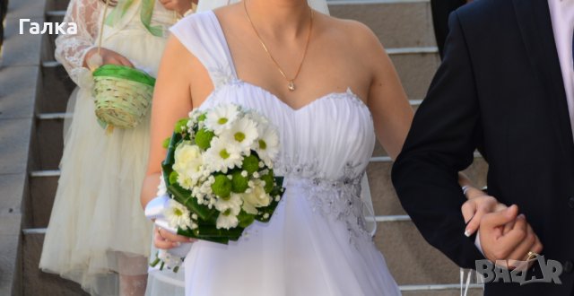 Булчинска рокля+болеро , снимка 8 - Рокли - 15422423