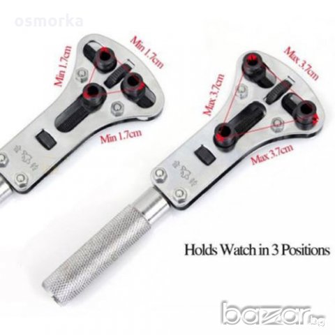 Часовникарски инструмент за сваляне задни капаци триточков 18, снимка 4 - Други инструменти - 19728418