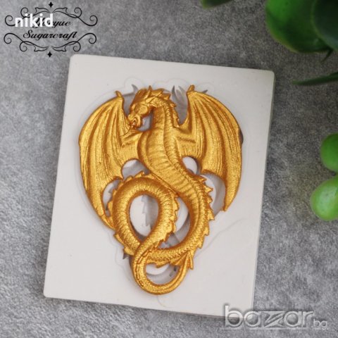 Дракон змей силиконов молд форма украса декор торта фондан шоколад