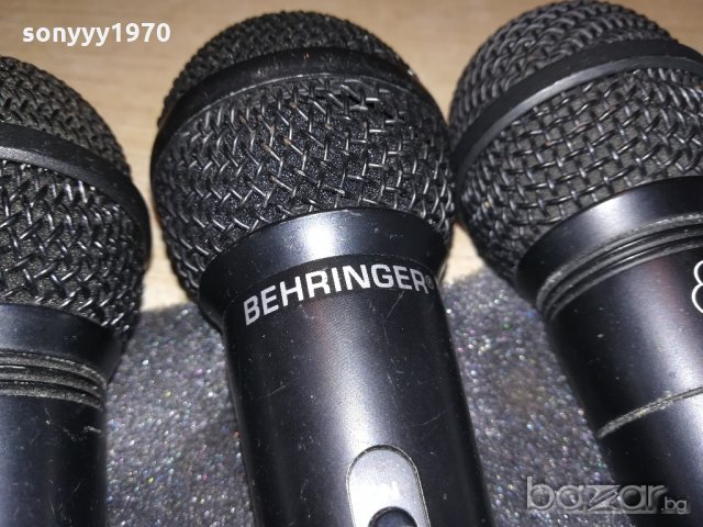 akg & behringer & shure-profi microphone-175лв брои-внос швеицария, снимка 10 - Микрофони - 20275442
