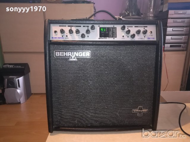 поръчано-behringer blue devil gx112 virtube technology-внос швеицария, снимка 4 - Ресийвъри, усилватели, смесителни пултове - 20811629