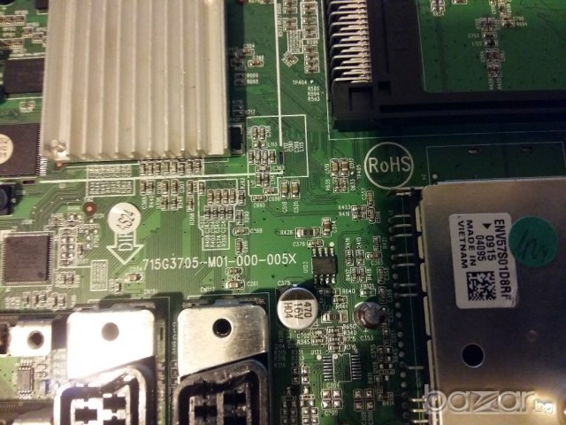 MAIN BOARD TOSHIBA 715G3705-M01-000-005X , снимка 2 - Части и Платки - 21091497