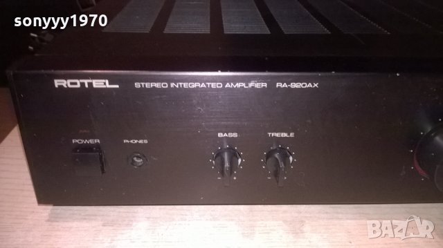 rotel ra-920ax stereo amplifier-внос швеицария, снимка 8 - Ресийвъри, усилватели, смесителни пултове - 24233246