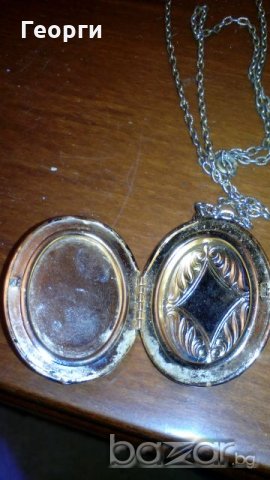 Сувенир за влюбени старинен, медальон. , снимка 3 - Колиета, медальони, синджири - 21482638