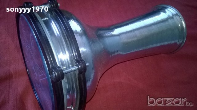 Тарамбука-нова метална/инокс-30х20см, снимка 11 - Ударни инструменти - 15632840