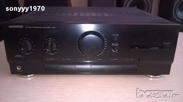 Kenwood a-34 stereo amplifier-внос швеицария, снимка 3 - Ресийвъри, усилватели, смесителни пултове - 12938931