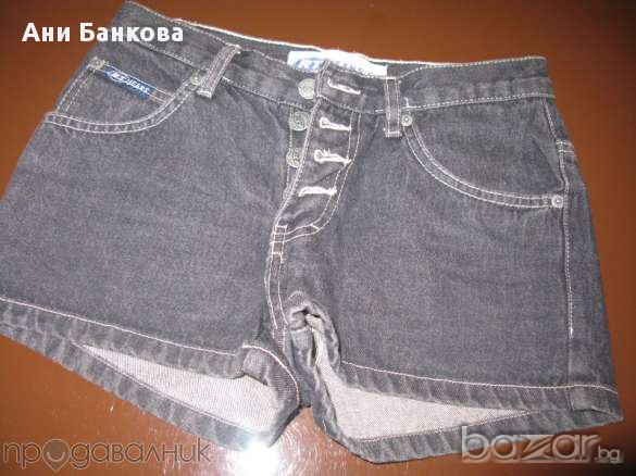 Дънкови панталонки + подарък колан, снимка 1 - Къси панталони и бермуди - 11090697