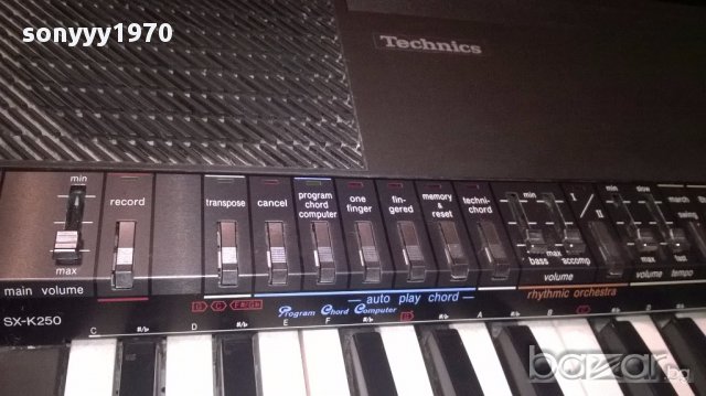 Technics sx-k250 electronic organ-made in japan-внос швеицария, снимка 3 - Синтезатори - 16385426
