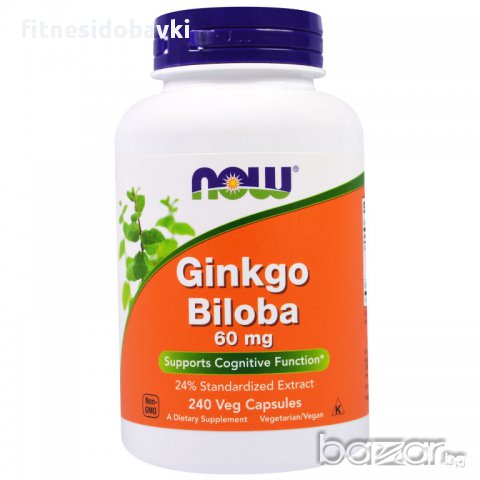 NOW Ginkgo Biloba 60 мг, снимка 1 - Хранителни добавки - 8963841