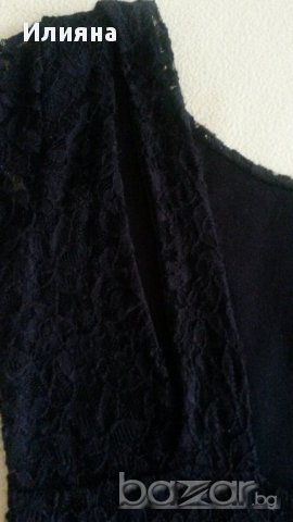 Черна дантелена рокля, снимка 7 - Рокли - 13878561