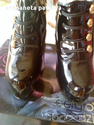 черни лачени обувки , снимка 5 - Дамски ежедневни обувки - 11528811