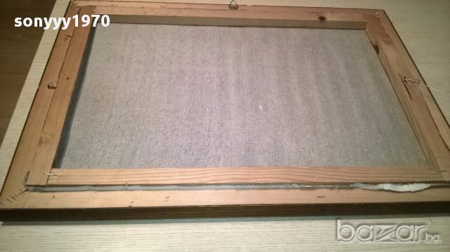 ПОРЪЧАНА-Картина с рамка-маслени бои-61/44см-внос швеицария, снимка 12 - Антикварни и старинни предмети - 15112951