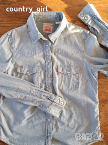 Levi's womens jeans shirt - страхотна дамска риза, снимка 7 - Ризи - 25547632