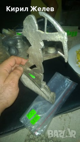 Ловна статуетка алуминий СССР ?, снимка 5 - Статуетки - 23166709